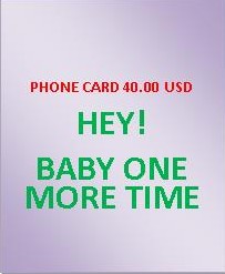 PHONE CARD 40.00 USD (TỔNG SỐ PHÚT SG/HN 1643)